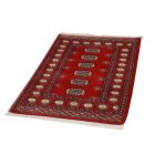 Pakistanska preproga bordo Bukhara 79x125 Ročno vozlana orientalska preproga