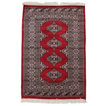 Pakistanska preproga bordo Jaldar 83x116 Ročno vozlana orientalska preproga