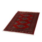 Pakistanska preproga bordo Jaldar 77x121 Ročno vozlana orientalska preproga