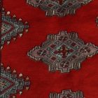 Preproga Pakistan rdeča Jaldar 77x124 ročno vozlana orientalska preproga
