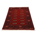 Pakistanska preproga bordo Bukhara 93x160 Ročno vozlana orientalska preproga