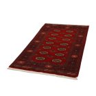 Pakistanska preproga Bukhara 96x160 cm – bordo ročno vozlana orientalska preproga