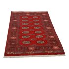 Pakistanska preproga bordo Bukhara 93x160 Ročno vozlana orientalska preproga