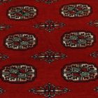 Pakistanska preproga Bukhara 96x160 cm – bordo ročno vozlana orientalska preproga