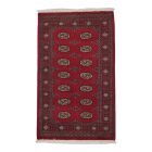 Pakistanska preproga bordo Bukhara 94x152 Ročno vozlana orientalska preproga
