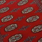 Pakistanska preproga bordo Bukhara 94x152 Ročno vozlana orientalska preproga