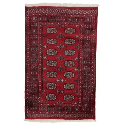 Pakistanska preproga bordo Bukhara 93x146 Ročno vozlana orientalska preproga