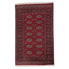 Pakistanska preproga bordo Bukhara 93x146 Ročno vozlana orientalska preproga