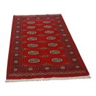 Pakistanska preproga bordo Bukhara 94x163 Ročno vozlana orientalska preproga