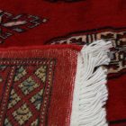 Pakistanska preproga bordo Bukhara 94x162 Ročno vozlana orientalska preproga