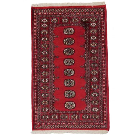 Pakistanska preproga bordo Bukhara 96x153 Ročno vozlana orientalska preproga