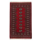 Pakistanska preproga bordo Bukhara 96x153 Ročno vozlana orientalska preproga
