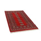 Pakistanska preproga bordo Bukhara 96x153 Ročno vozlana orientalska preproga
