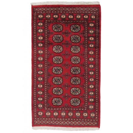 Pakistanska preproga bordo Bukhara 93x162 Ročno vozlana orientalska preproga