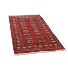 Pakistanska preproga bordo Bukhara 93x162 Ročno vozlana orientalska preproga