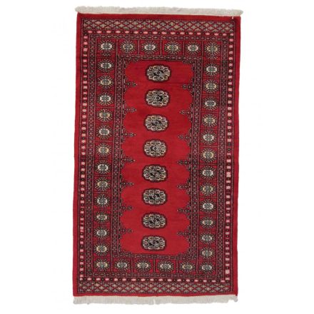 Pakistanska preproga bordo Bukhara 94x160 Ročno vozlana orientalska preproga
