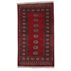 Pakistanska preproga bordo Bukhara 94x160 Ročno vozlana orientalska preproga