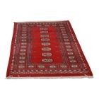 Pakistanska preproga bordo Bukhara 94x160 Ročno vozlana orientalska preproga