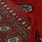 Pakistanska preproga bordo Bukhara 94x160 Ročno vozlana orientalska preproga