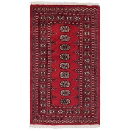 Pakistanska preproga bordo Bukhara 94x160 Ročno vozlana orientalska preproga
