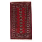Pakistanska preproga bordo Bukhara 94x160 Ročno vozlana orientalska preproga