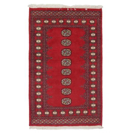 Pakistanska preproga bordo Bukhara 94x149 Ročno vozlana orientalska preproga