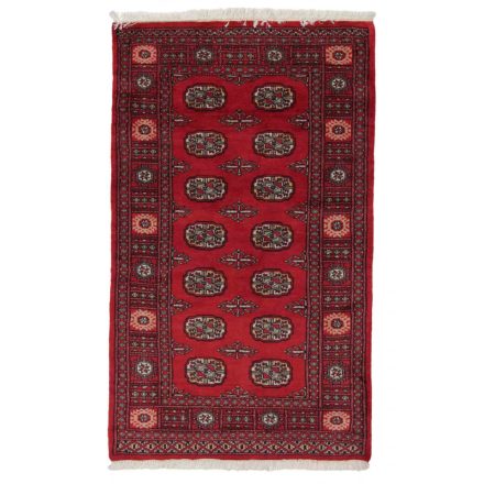 Pakistanska preproga bordo Bukhara 94x156 Ročno vozlana orientalska preproga