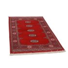 Pakistanska preproga bordo Bukhara 96x155 Ročno vozlana orientalska preproga