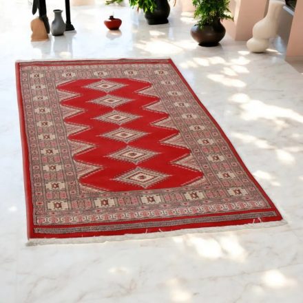 Pakistanska preproga bordo Jaldar 97x162 Ročno vozlana orientalska preproga