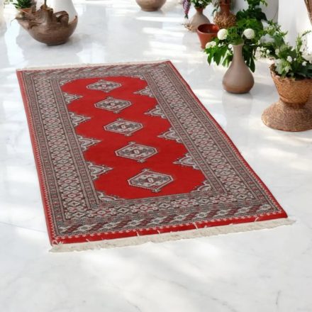 Pakistanska preproga bordo Jaldar 94x157 Ročno vozlana orientalska preproga