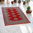 Pakistanska preproga bordo Jaldar 93x146 Ročno vozlana orientalska preproga