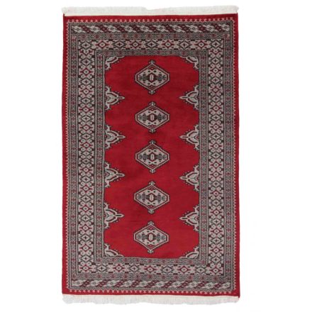 Pakistanska preproga bordo Jaldar 93x146 Ročno vozlana orientalska preproga