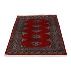 Pakistanska preproga bordo Jaldar 93x146 Ročno vozlana orientalska preproga