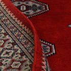 Pakistanska preproga bordo Jaldar 93x146 Ročno vozlana orientalska preproga