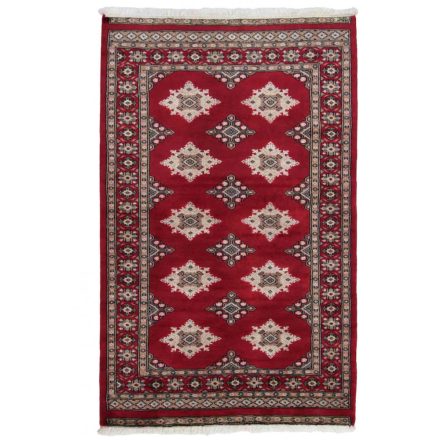 Pakistanska preproga bordo Jaldar 96x151 Ročno vozlana orientalska preproga