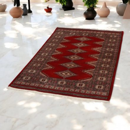 Pakistanska preproga bordo Jaldar 94x160 Ročno vozlana orientalska preproga