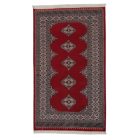 Pakistanska preproga bordo Jaldar 93x155 Ročno vozlana orientalska preproga