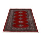 Pakistanska preproga bordo Jaldar 93x155 Ročno vozlana orientalska preproga