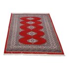 Pakistanska preproga bordo Jaldar 93x155 Ročno vozlana orientalska preproga