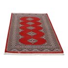 Pakistanska preproga bordo Jaldar 95x156 Ročno vozlana orientalska preproga