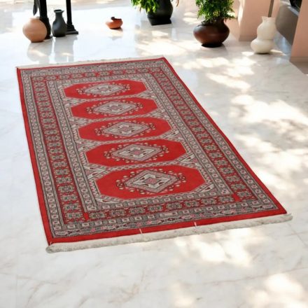 Pakistanska preproga bordo Jaldar 95x165 Ročno vozlana orientalska preproga