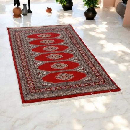 Pakistanska preproga bordo Jaldar 91x160 Ročno vozlana orientalska preproga