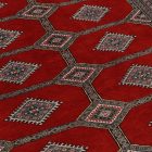 Pakistanska preproga bordo Jaldar 168x237 Ročno vozlana orientalska preproga