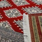 Pakistanska preproga bordo Jaldar 170x242 Ročno vozlana orientalska preproga