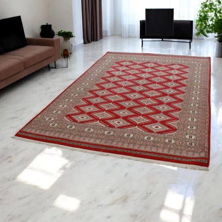 Pakistanska preproga bordo Jaldar 168x259 Ročno vozlana orientalska preproga