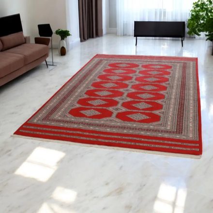 Pakistanska preproga bordo Jaldar 169x250 Ročno vozlana orientalska preproga