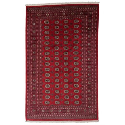 Pakistanska preproga bordo Bukhara 199x310 Ročno vozlana orientalska preproga