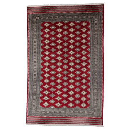 Pakistanska preproga bordo Jaldar 200x307 Ročno vozlana orientalska preproga