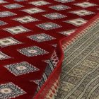 Pakistanska preproga bordo Jaldar 200x307 Ročno vozlana orientalska preproga