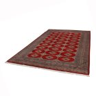 Pakistanska preproga bordo Jaldar 199x318 Ročno vozlana orientalska preproga